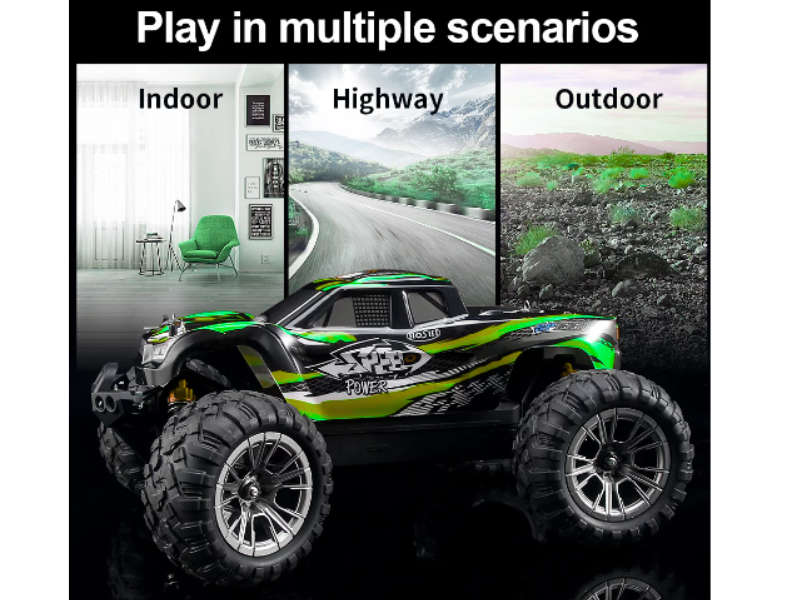 HOSHI N416 1/16 4WD Brushed RC Monster Truck Off-Road 2.4GHz - Store Demo - Hobby Grade