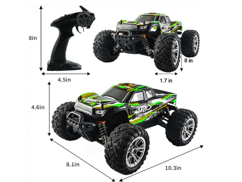 HOSHI N416 1/16 4WD Brushed RC Monster Truck Off-Road 2.4GHz - Store Demo - Hobby Grade