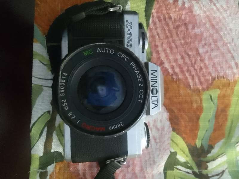Minolta x-300 used manual camera with accessories
