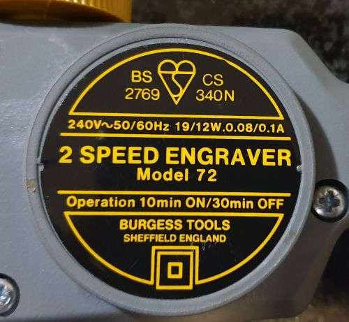 Burgess 2 Speed Engraver