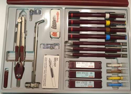 Rotring Hi-Tech Rapidograph Technical Drawing Set