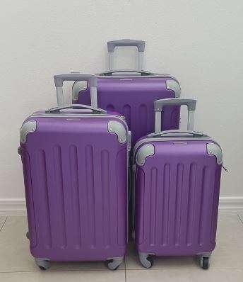 Suitcases at Factory Prices @ only R999 - (3 Piece Set) Blue, Pink, Silver, Maroon, Purple, Black