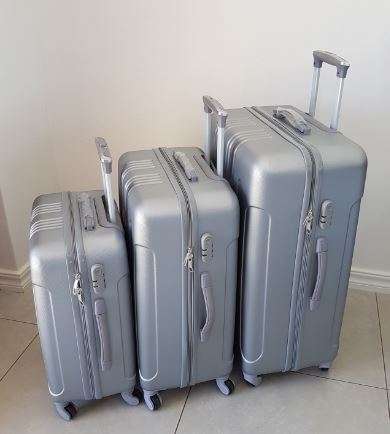 Suitcases : 80cm ABS Hard Shell @ R999 (3 Piece Set) Gold, Blue, Maroon , Silver, Purple, Black
