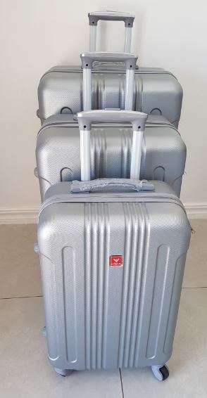 Suitcases : 80cm ABS Hard Shell @ R999 (3 Piece Set) Gold, Blue, Maroon , Silver, Purple, Black