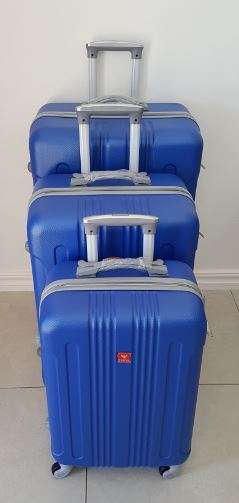 Suitcases : 80cm ABS Hard Shell @ R999 (3 Piece Set) Gold, Blue, Maroon , Silver, Purple, Black
