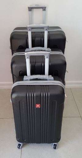 Suitcases : 80cm ABS Hard Shell @ R999 (3 Piece Set) Gold, Blue, Maroon , Silver, Purple, Black