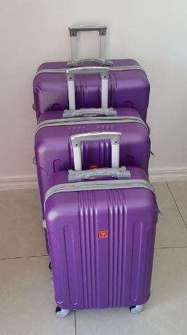 Suitcases : 80cm ABS Hard Shell @ R999 (3 Piece Set) Gold, Blue, Maroon , Silver, Purple, Black