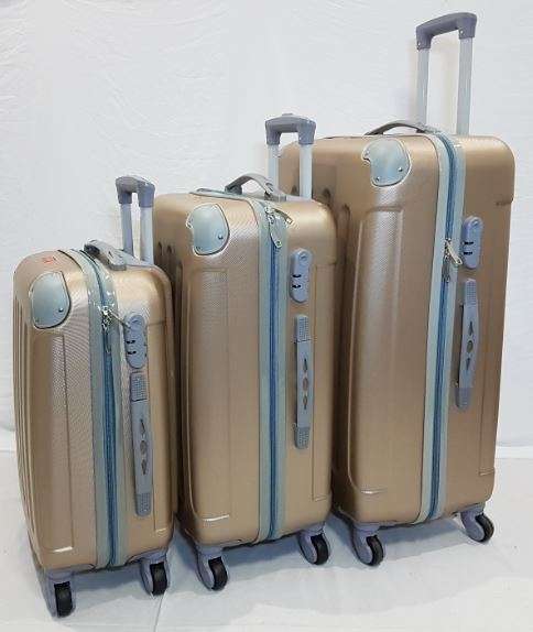 Suitcases at Factory Prices @ only R1049 - (3 Piece Set) Blue, Gold, Silver, Purple, Black