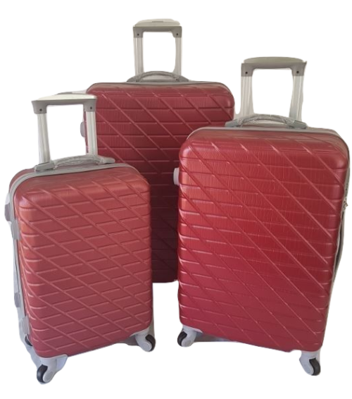 Suitcases : ABS 3 Piece Suitcase Set @ only R1049 Various Colours