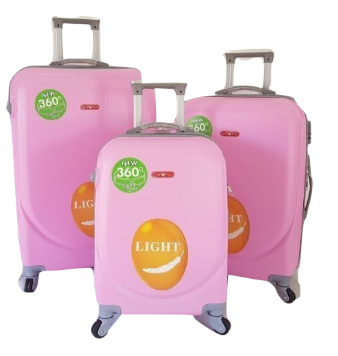 Suitcases : Set of 3 ABS 360 28 inch Spinner Suitcases on Special for R1049.00 (8 colours)