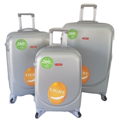 Suitcases : Set of 3 ABS 360 28 inch Spinner Suitcases on Special for R1049.00 (8 colours)