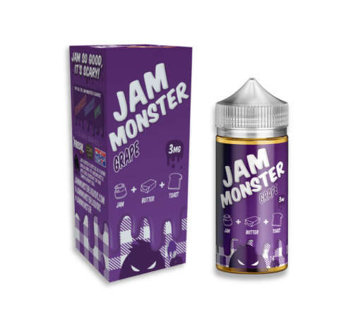***!JAM MONSTER - GRAPE 100ML 3MG!***