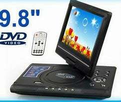 9.8" Portable DVD player with TV Player, Card reader / USB Game with remote