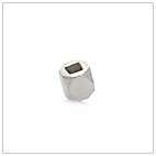 2mm Square Sterling Silver Bead R10 - Contains 20 per pack