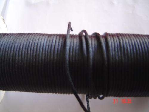 Rat-Tail Nylon Satin Cord Black 2mm- per 5 meter
