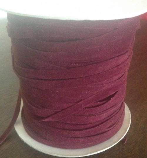Faux leather cord Burgundy 5mm - 100 meters