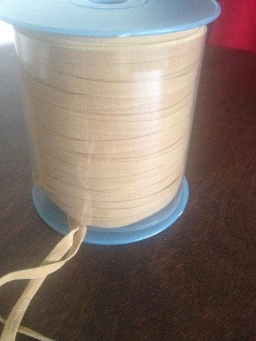Faux leather cord Beige 5mm - 100 meters