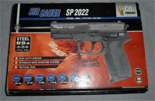 KWC SIG SAUER SP2022 CO2 GAS PELLET GUN (4.5mm Steel BB in .177 Calibre)
