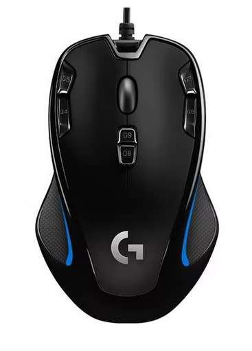 Logitech G300s (2500DPI 1m Response Rate 9 Programmable Buttons Optical Ambidextrous Gaming Mouse)