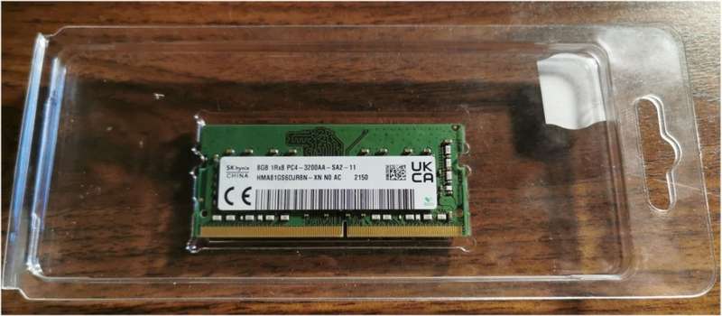 SK Hynix 8GB SODIMM DDR4 3200 PC4 1Rx8 HMA81GS6DJR8NXN SO-DIMM Laptop RAM Memory for Dell HP Lenovo