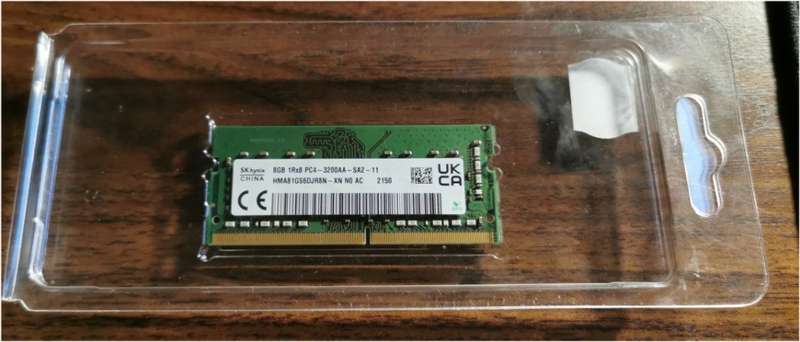SK Hynix 8GB SODIMM DDR4 3200 PC4 1Rx8 HMA81GS6DJR8NXN SO-DIMM Laptop RAM Memory for Dell HP Lenovo
