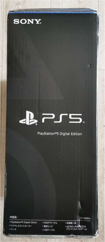 [New] New Sony Playstation 5 International Digital Version 1 Controller (825GB PS5, CFI-1200B-01)
