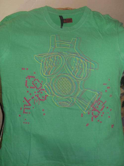 Men's green Red Tab shirt - M