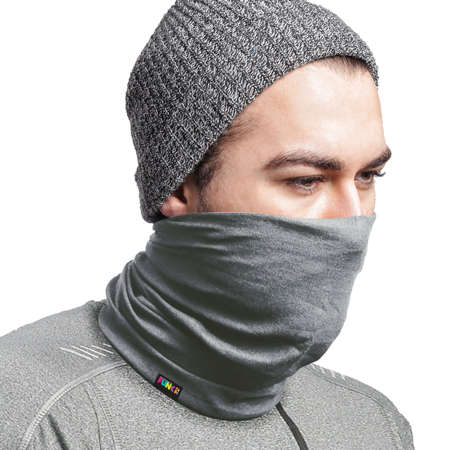 Plain Charcoal FUNkiBand - Seamless Microfibre Tubular Bandana (Buff)