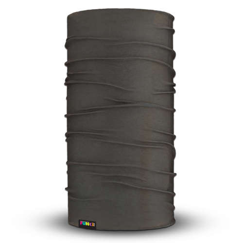 Plain Black FUNkiBand - Seamless Microfibre Tubular Bandana (Buff)