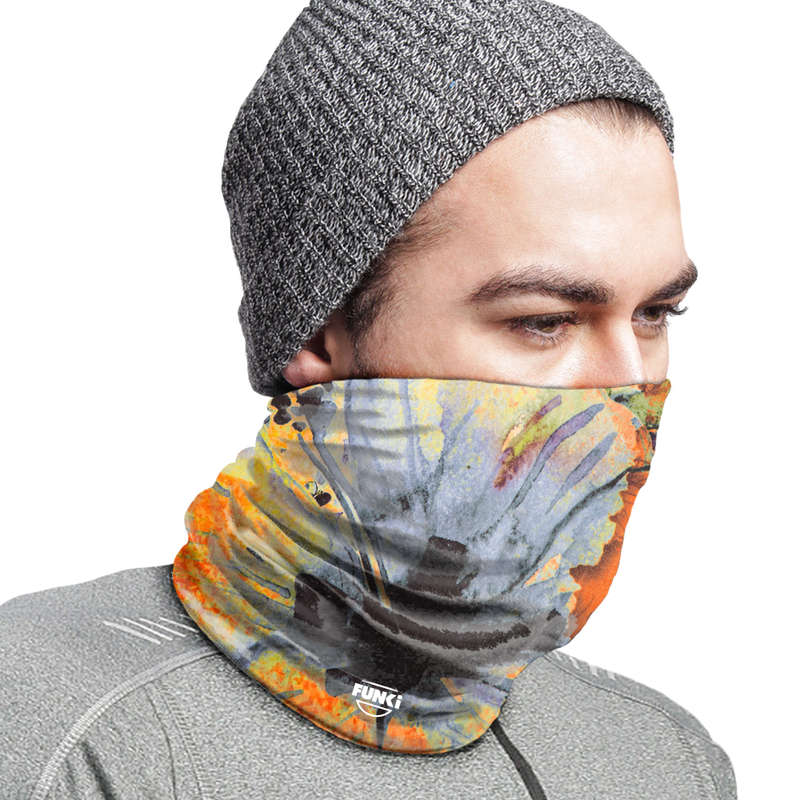 FUNki Inked Floral Tubular Bandana (Buff)