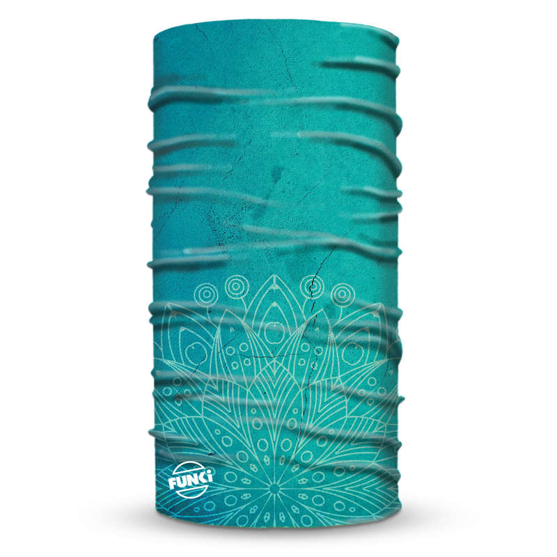 FUNki Teal Mandala Tubular Bandana (Buff)