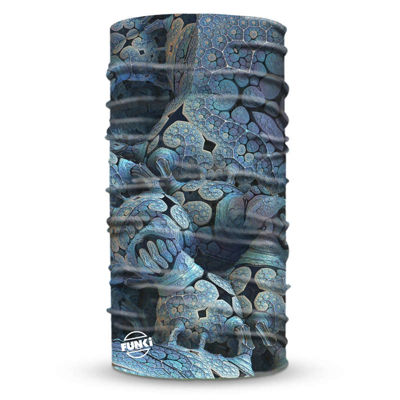 FUNki Blue Fractal Tubular Bandana (Buff)