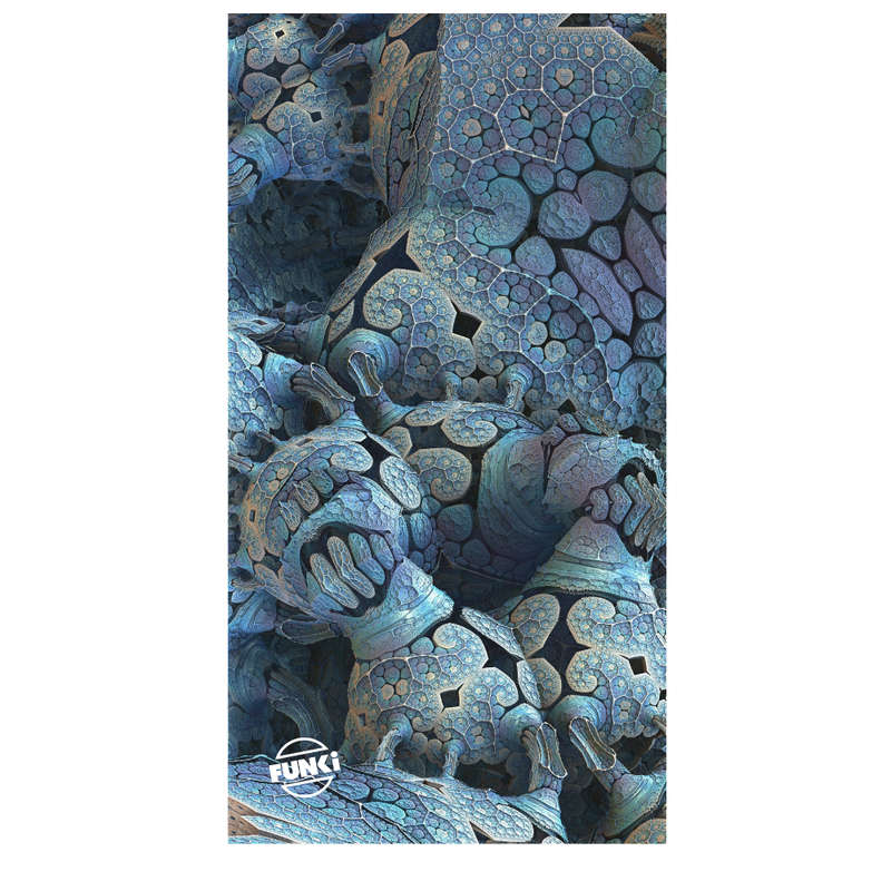 FUNki Blue Fractal Tubular Bandana (Buff)