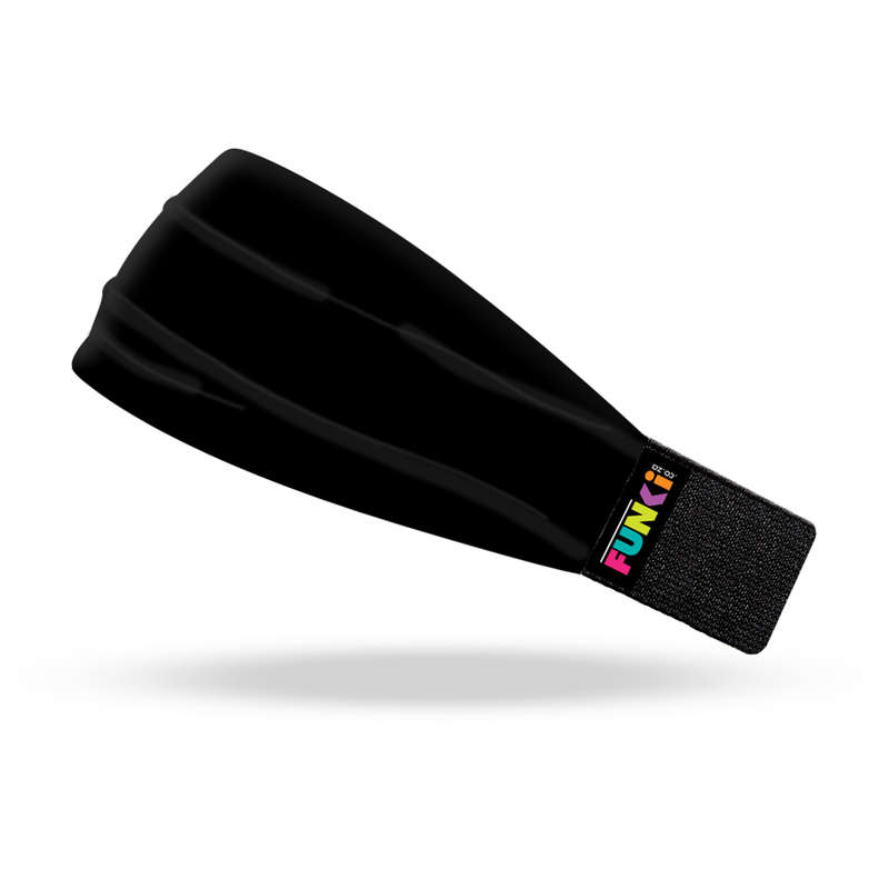 FUNki Plain Black Adult Headband