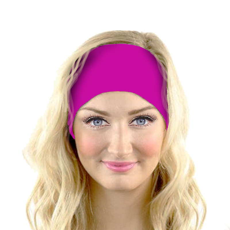 FUNki Plain Magenta Adult Headband