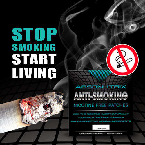 QUIT SMOKING for good with nicotine free patches. Don't put if OFF. Put it OUT!