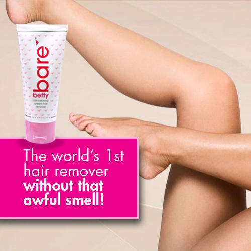 BETTY BARE HAIR REMOVAL CREAM - Smooth Skin!