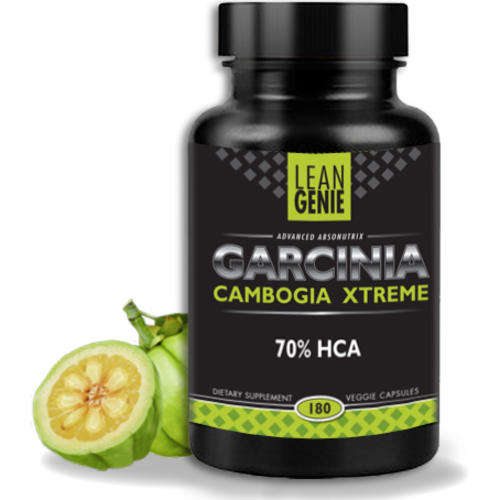 100% Pure Garcinia Cambogia Extract with 70% HCA  - month supply 180 capsules