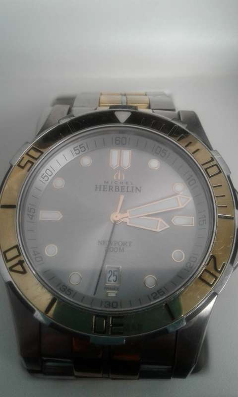 MICHELE HERBELIN EXCLUSIVE UPMARKET MENS AUTOMATIC WATCH IN BOX
