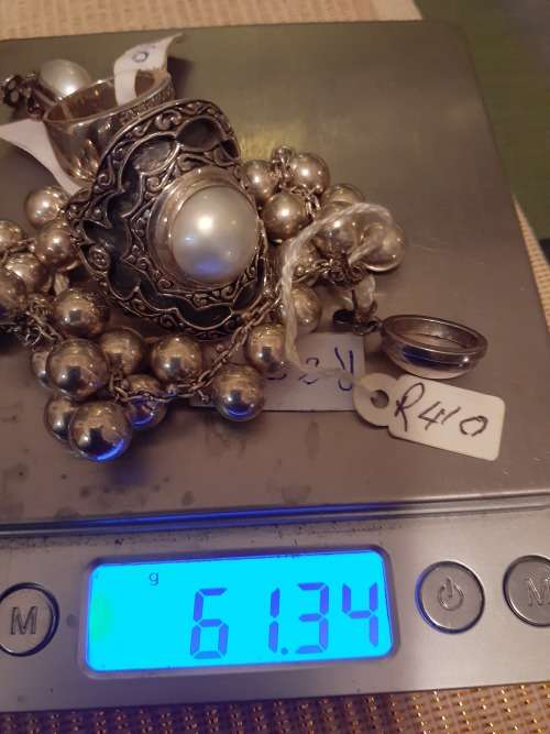 Silver Rings x 2 and Bracelett (see,photos,) E26