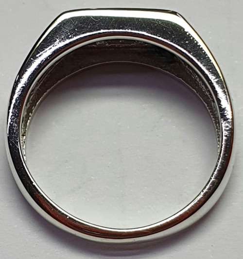 Men`s Gold and Silver Diamond Ring