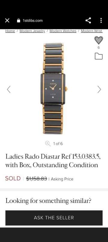 VALUED at R22000, ``RADO JUBILE` Titanium Scratchproof GOLD Case and Strap.