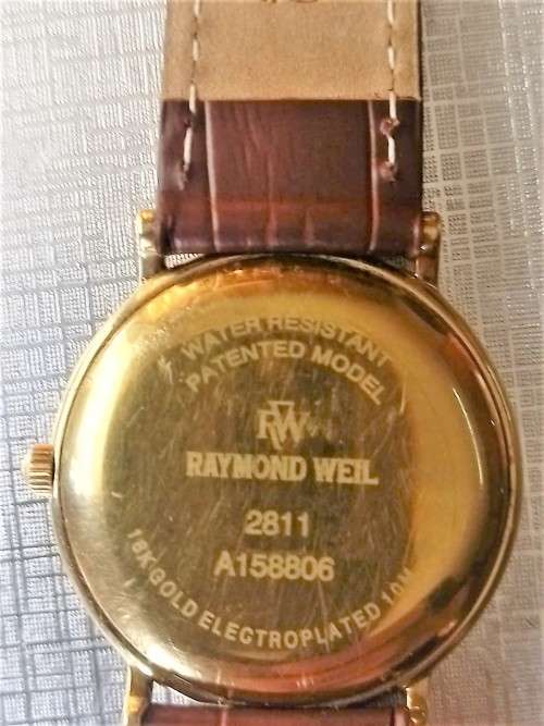RAYMOND WEIL 18 Carat Gold and Diamond Watch 0 Micron Gold