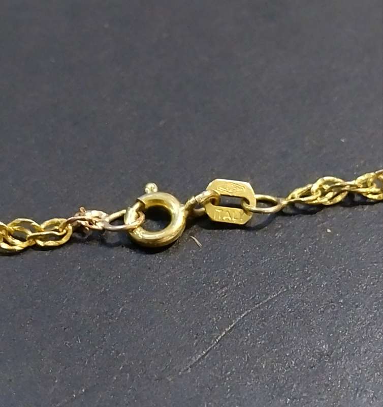 `ITALY` 9CT Yellow Gold `ROPE CHAIN` (Genuine Gold)