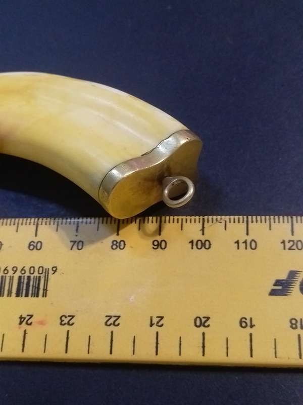 `GAME COLLECTORS` 9CT Yellow Gold `WARTHOG TUSK` Key Holder