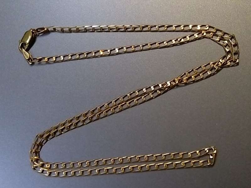 `ITALY` 9CT Yellow Gold `CURB CHAIN` ( Genuine Gold )