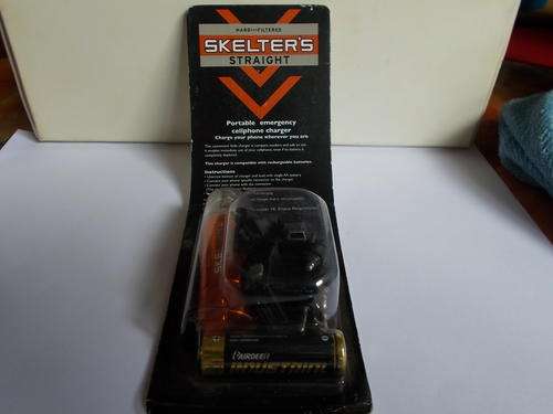 SKELTER,S NEW PORTABEL EMERGENCY CELL PHONE CHARGER