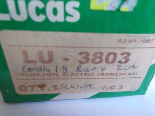LUCAS FUEL PUMP NEW IN BOX FOR COROLLA RAV ETC
