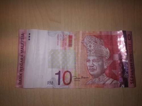 10 Malaysian Ringgit FV=R35.59