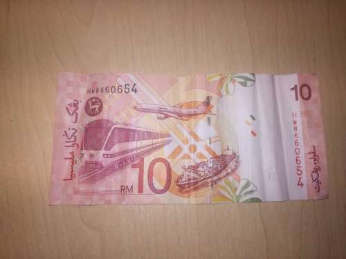 10 Malaysian Ringgit FV=R35.59